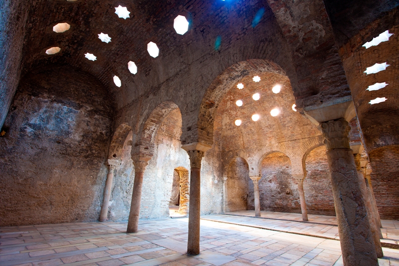 El Bañuelo 11th century Hammam in Granada